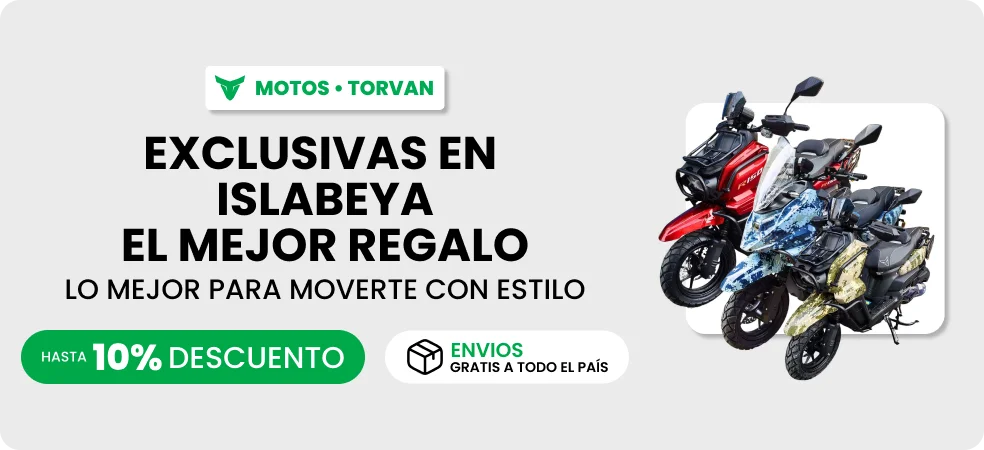 Motos Torvan, marca exlcusiva en Islabeya
