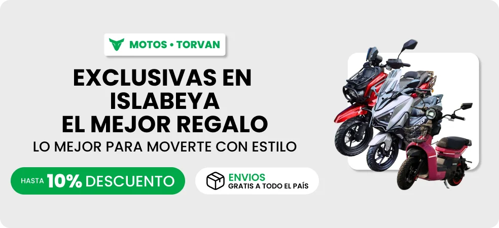 Motos Torvan, marca exlcusiva en Islabeya