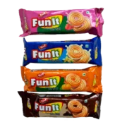Galletas Dulces Funit – Rellenas (Fresa, Vainilla, Naranja o Chocolate)