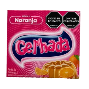 Gelatina en Polvo Cerhada – Sabor Naranja (35 g)