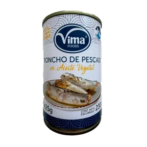 Troncho de Pescado Vima Foods – 425 g (en Aceite Vegetal)
