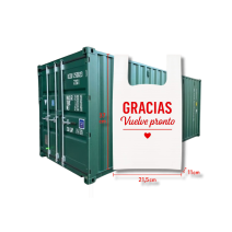 Bolsas Plásticas con Asas (Blancas) - Contenedor