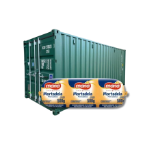 Mortadela de Pollo Mana (500g) - Contenedor